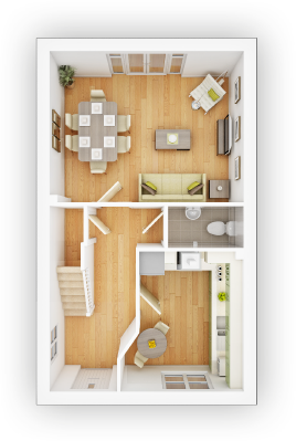 Taylor WImpey - Crofton G - GF Floor plan