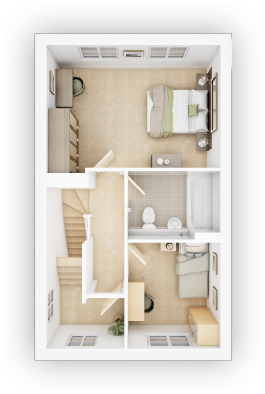 Taylor WImpey - Crofton G - FF Floor plan