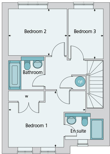 First floor plan