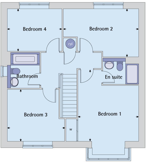 First floor plan