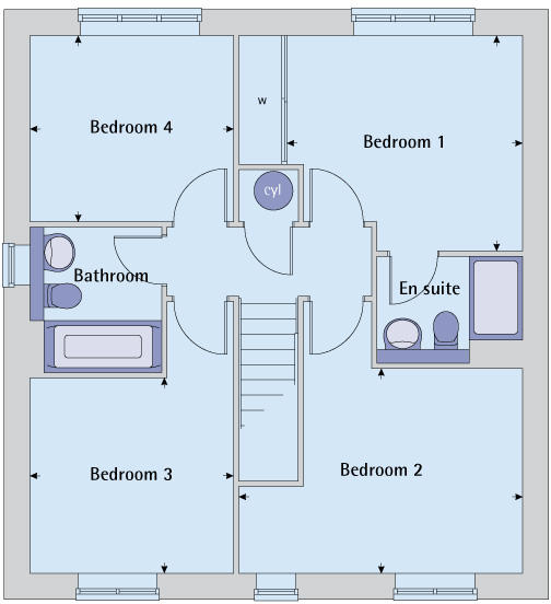 First floor plan