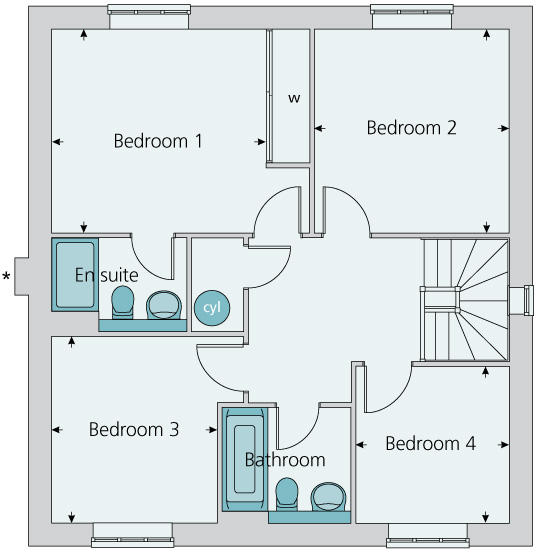 First floor plan
