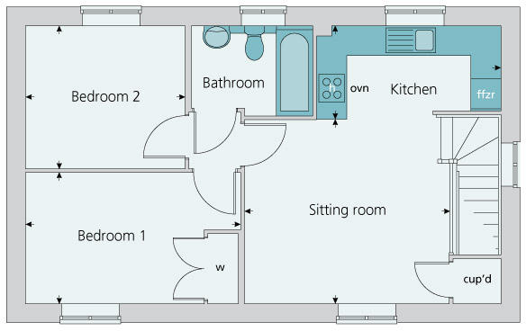 First floor plan