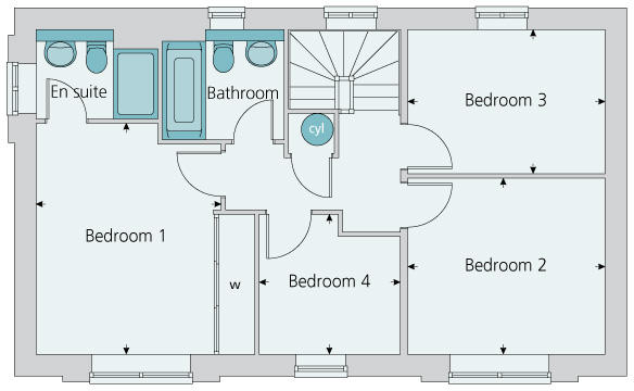 First floor plan