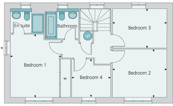 First floor plan