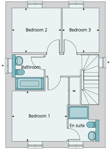 First floor plan