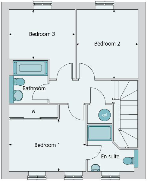 First floor plan