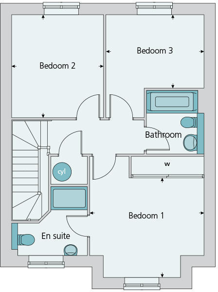 First floor plan