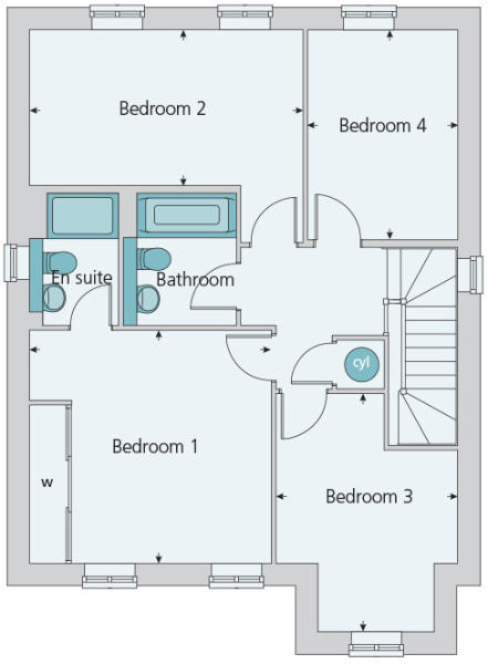 First floor plan