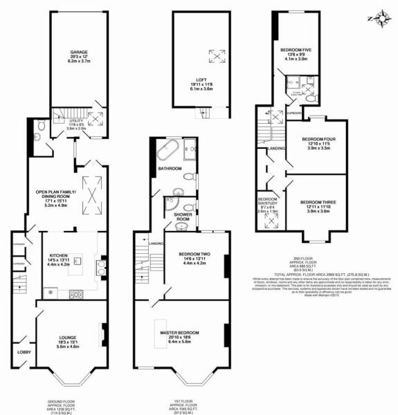 6 bedroom terraced house for sale in Highbury, Jesmond, Newcastle upon