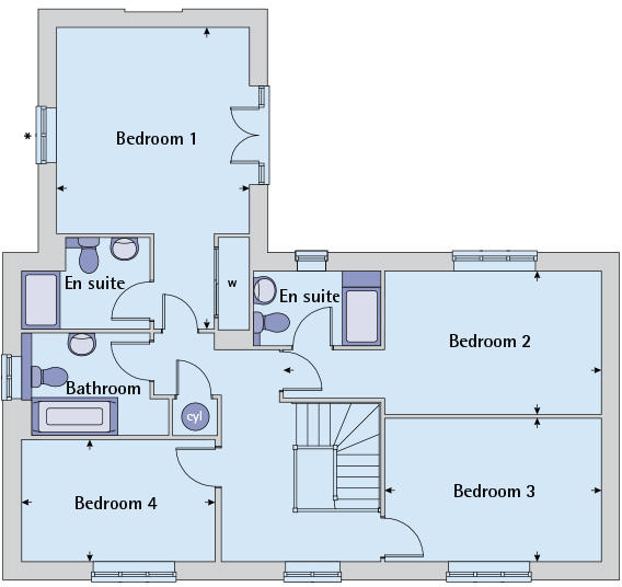 First floor plan