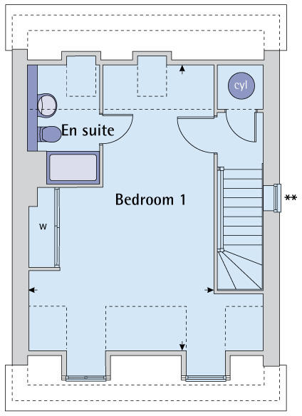 Second floor plan