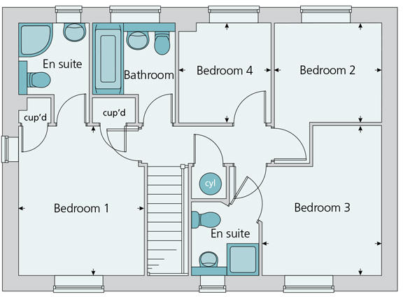 First floor plan