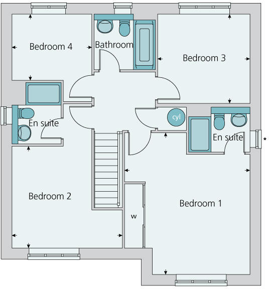 First floor plan