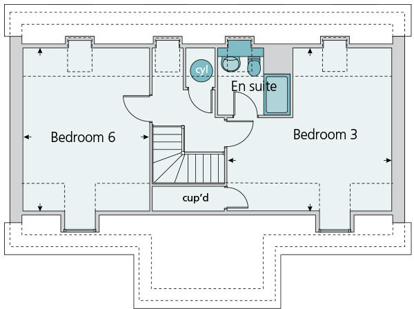 Second floor plan
