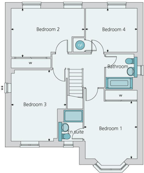 First floor plan