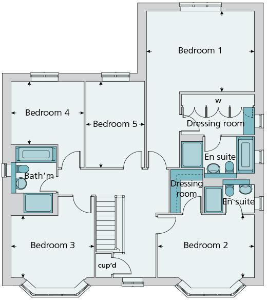 First floor plan