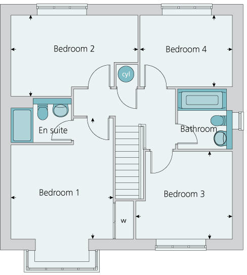 First floor plan