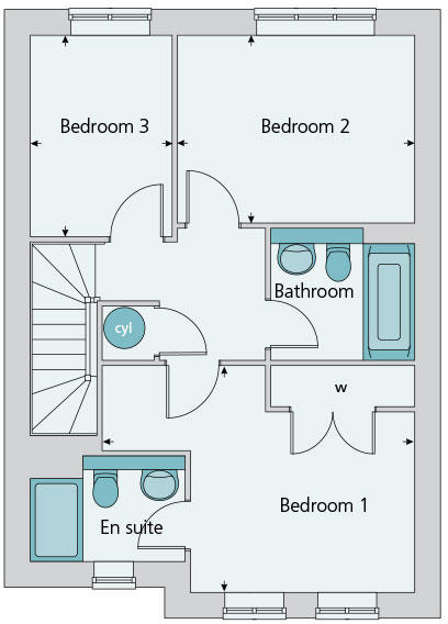 First floor plan