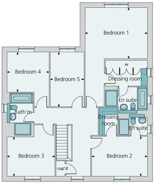 First floor plan