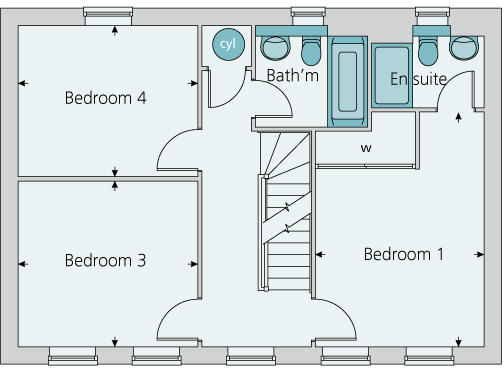 First floor plan