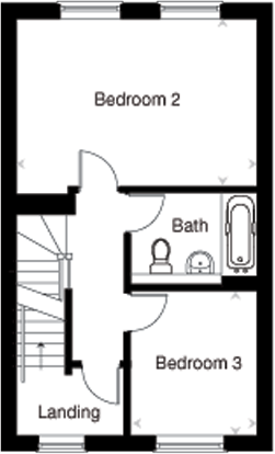 The Crofton G first floor plan