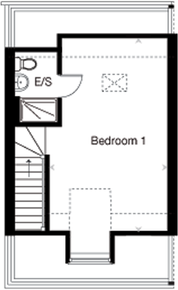The Crofton G second floor plan