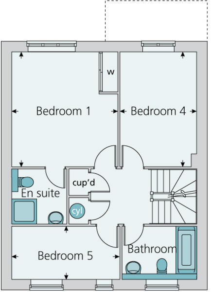 First floor plan