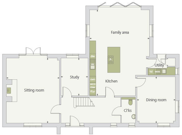 Ground floor plan