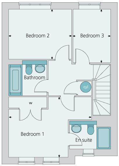 First floor plan