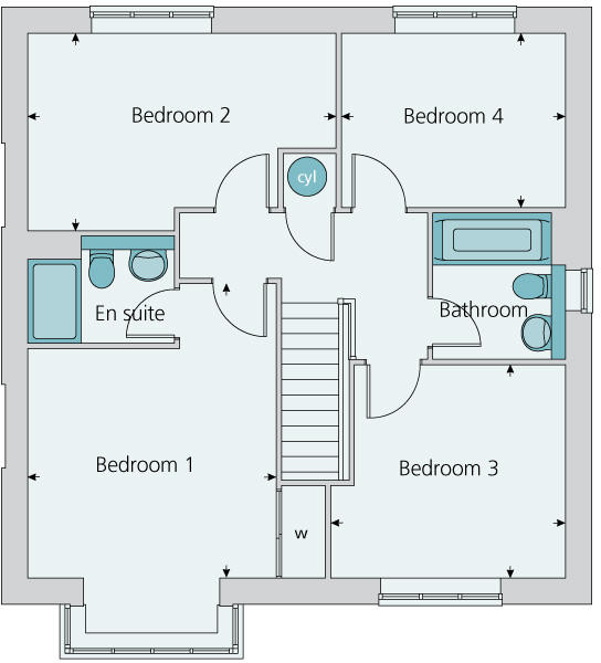 First floor plan