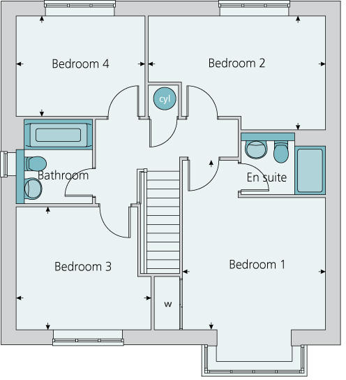 First floor plan