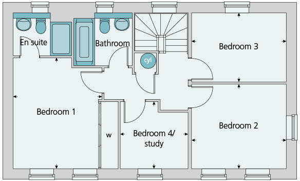 First floor plan