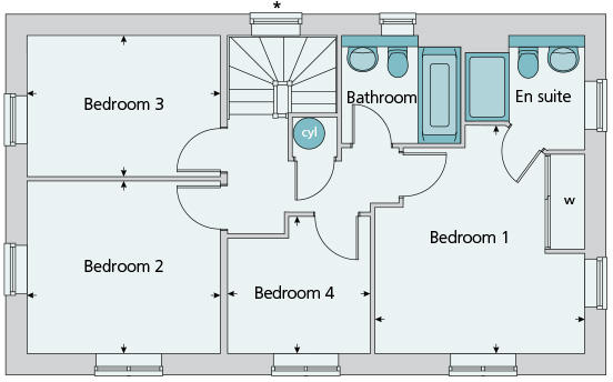 First floor plan