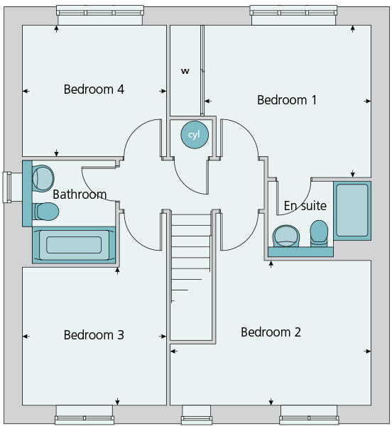 First floor plan