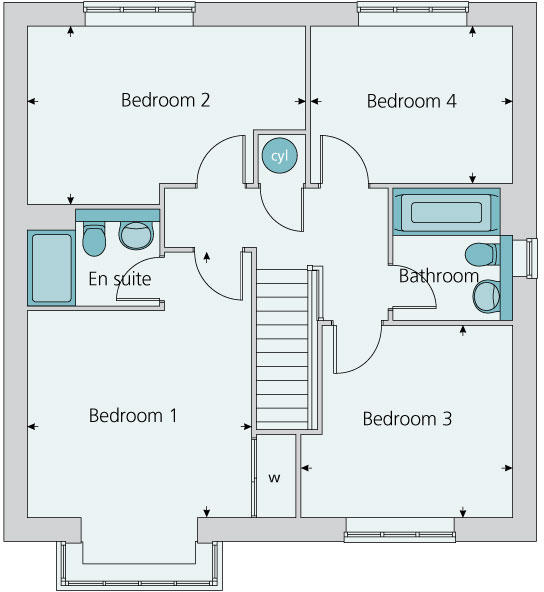 First floor plan