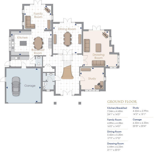 5 bedroom detached house for sale in Hurst Drive, Walton on the Hill