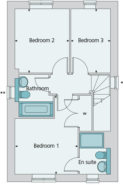 First floor plan