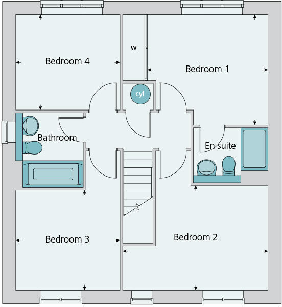 First floor plan