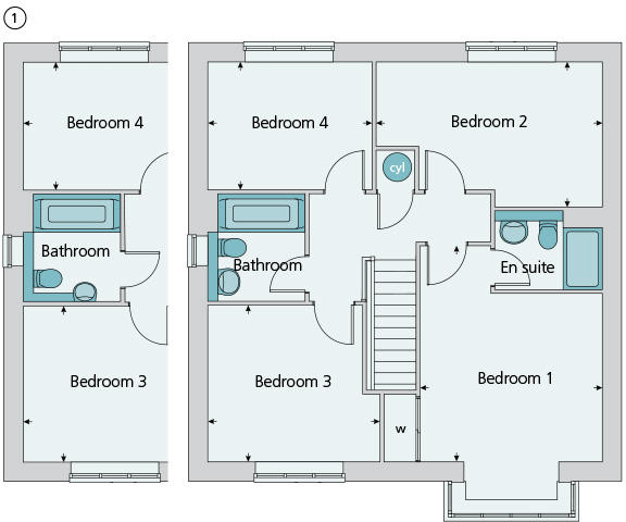First floor plan