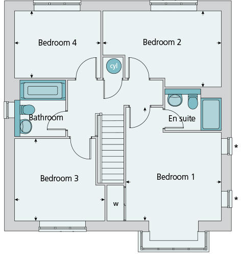 First floor plan