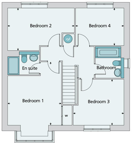 First floor plan