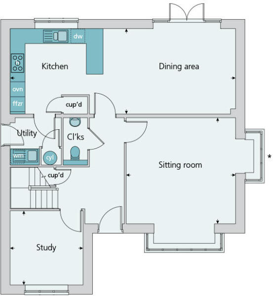 Ground floor plan