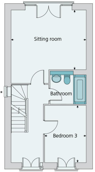 First floor plan