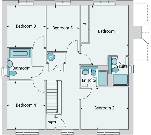 First floor plan
