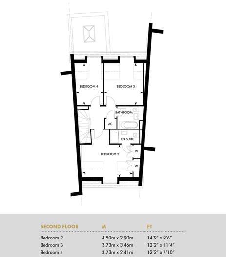 The Oakland, Second Floor