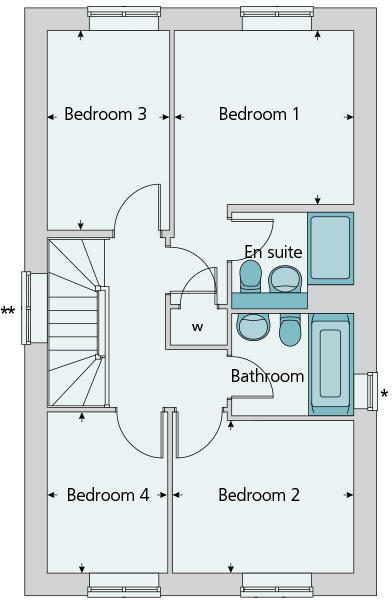 First floor plan