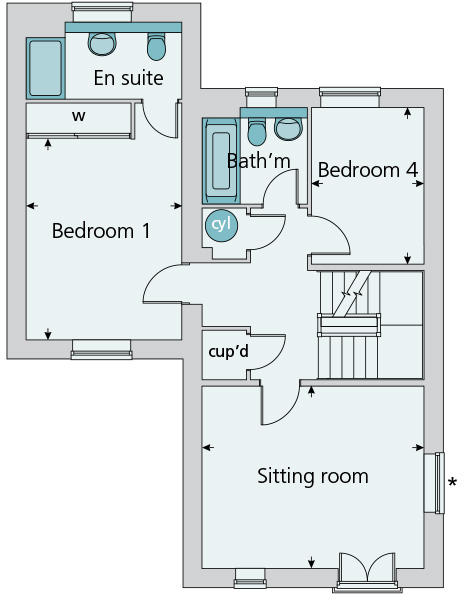 First floor plan