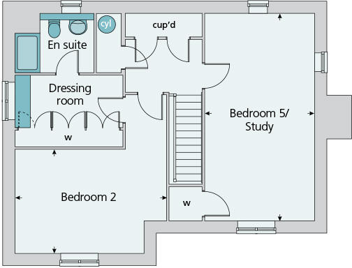 Second floor plan