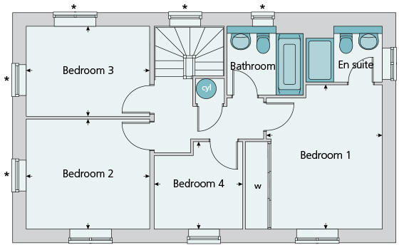 First floor plan